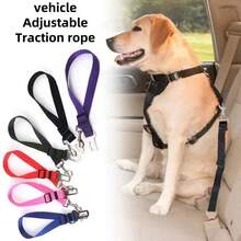 1 chiếc đai an toàn cho chó bằng nylon chịu lực cao, có thể điều chỉnh, thiết kế chống thoát hiểm, đai an toàn di động cho thú cưng trên xe hơi. - Nhiều màu - Xem 9