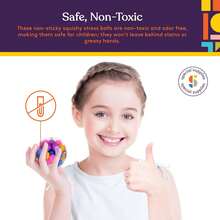 Squishy Stress Ball Squeeze, Color Sensory Toy, Relieve Tension, Anxiety, Home, Travel And Office Use, Fun For Kids And Adults (4-Pack),Back To School Supplies - 1 - 查看 6