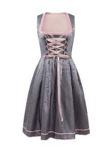 ii Women's Oktoberfest Costume Dirndl Dresses Women German Beer Costumes Outfit For Carnival Holiday, Halloween - Silver - View 2