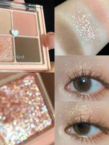 Rom&nd Better Than Eyes 眼影盘 01 干芒果郁金香，基础眼影盘，4 色日常自然色调，丝绒质地，易于晕染，显色度高，哑光和珠光双效，高显色度，持久不脱妆，韩妆，韩国化妆品，礼品