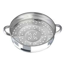 5tier Steamer Cookware Pot Stainless Steel Pot Stainless Steel Food Steamer &Lid - Silver - View 9