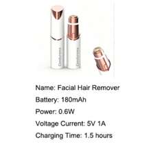 Conduroma Conduroma Facial Hair Remover For Women, Rechargeable Electric Shaver And Razor For Women - Painless Electric Hair Removal Device For Face Eyebrows Peach Fuzz Lips With Light
