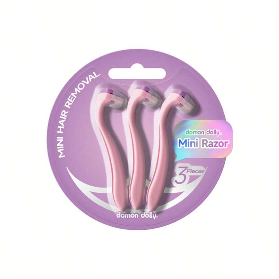 domon dolly Set de 3 rasuradoras para el recorte del vello del bikini - Morado Violeta - Ver 1