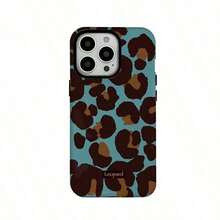 Funda para teléfono (1 unidad) con estampado único de leopardo y flores en 360°. Diseño 2 en 1 bonito y minimalista. Resistente a caídas y golpes. Cobertura total. Compatible con phone 16 Pro/16 Pro Plus/16/15/14/13/12/11. ¡Ideal para las fiestas! - Blanco 2 - Ver 7