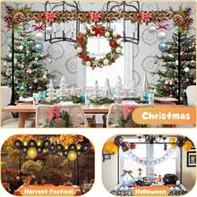 Over The Table Rod Stand With Clamps Black 31"-110"Length Adjustable Metal Table Arch Hanging Rod Stand For Party Wedding Anniversary Christmas Decoration - màu đen - Xem 5