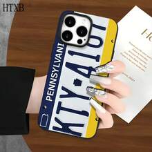 Funda protectora para teléfono con orificios grandes, diseño de letras azules y amarillas, compatible con phone 16 Pro, 16, 15 Pro, 14, 14 Plus/14 Pro, 13, 13 Pro, 12 Pro y 11/11 Pro. Ideal para cumpleaños y celebraciones. - Blanco - Ver 8