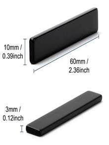 39x19x9mm 高磁能钕磁铁，吸力强劲稳定，易于安装金属部件，适用于固定 Xsound 工具和小物件。尺寸精准，嵌入和拼接顺畅，安装灵活。抗氧化处理，防锈，持久耐用。 - 銀色 - 查看 6