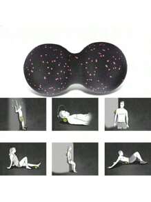 2pcs/1pc Massage Balls, EPP Massage Ball, Exercise Single Ball, Peanut Ball Fascia Roller. Suitable For Home, Gym, Yoga Studio. For Back/Foot/Hand Muscle Relaxation, Lightweight & Portable, , Unisex, All Seasons, Suitable For Gifts On Various Holidays, Suitable For Loved Ones/Friends/Elders, Christmas, New Year, No Battery Required - Multicolor - View 10