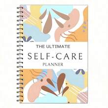 70页自我护理计划日记 - A5尺寸，压力管理，倦怠预防，情绪健康，自我实现和自爱工作簿（男女通用）| 现代计划本 | 螺旋装订，适用于学校用品，返校