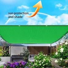 1PCS 2X10M Privacy Screen Netting 95% Garden Screening Fencing Windbreak Fence Sunshade Net Green - Green - View 8