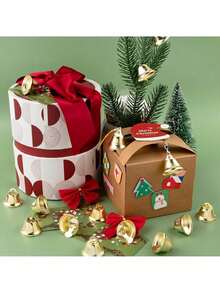 20 chiếc chuông mini, chuông xe trượt tuyết Giáng sinh, đồ trang trí cây thông Noel, chuông leng keng cổ điển, thích hợp để trang trí Giáng sinh và vòng hoa nhỏ, tuyệt vời để trang trí ngày lễ, chuông Giáng sinh, đồ trang trí Giáng sinh, phụ kiện thú cưng tự làm, chuông gió, vòng hoa, lò sưởi, cửa sổ tủ, đồ trang trí treo, phụ kiện đóng gói quà tặng - Nhiều màu - Xem 2