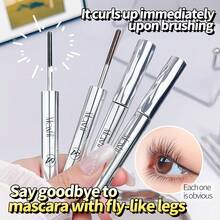 1pc Lengthening & Curling Waterproof Mascara, Smudge-Proof, Defines Lashes, Daily Eye Makeup