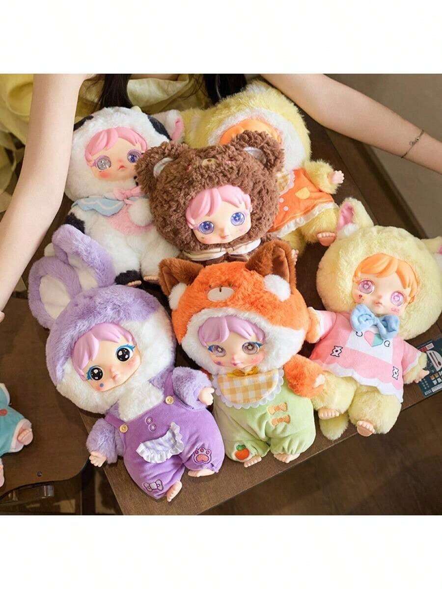 35厘米可爱卡通艾米糖果精灵盲盒娃娃公仔，树脂材质，万圣节、生日惊喜礼物