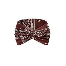 4 Stücke Bohemien Cashew Blume Muster Stirnbänder, lässige Urlaubshaar-Accessoires, Make-up Waschung Kreuz breite Stirnbänder, Herbst Accessoires Herbst Kopftuch Frauen Bandana Sport Schweißband Herbst Haarband Winter für Urlaubsoutfits Frau Sommer Boho Urlaub Grundlegende Accessoires - Verschiedenfarbig - Übersicht 5