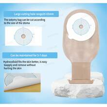 30PCS Bolsa material Bolsa material Bolsa 15-76mm Caja transparente. - Caqui - Ver 3