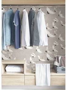 Papel pintado para despegar y pegar - gris - Ver 9