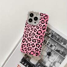 Funda protectora para phone con orificios grandes, diseño de leopardo rosa, compatible con phone 16 Pro, 16, 15 Pro, 14, 14 Plus, 14 Pro, 13, 13 Pro, 12 Pro y 11/11 Pro. Regalos para cumpleaños y celebraciones. - Blanco - Ver 1