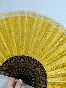 Hand Fans - Yellow - View 6