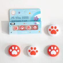 DATA FROG 猫爪操纵杆拇指握把和按钮帽套装适用于 PSVita 1000 2000 控制台控制器保护 - 款式 - 查看 8