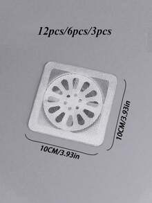 20 pezzi Copertura filtro per scarico, Rete filtrante in nylon anti-insetti, Strumento per la prevenzione di scarafaggi e odori in bagno