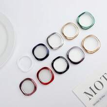 1个屏幕保护膜TPU保护壳，兼容三星Galaxy Watch 8 40mm/44mm 男女款，柔软TPU全方位保护边框，兼容三星Galaxy Watch 8智能手表配件 - 無色 - 查看 12