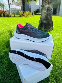 Women's Tennis Shoes Gym Running Walking Everyday Work Super Light Comfortable Cheap. - Xám 98T - Xem 3