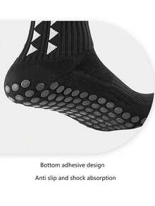 Youth Soccer Leg Warmers & Shin Guard Set, Children's Triangle Floral Soccer Leg Warmers, Sports Leg Sleeve Leg Warmers, Non-Slip Dotted Soccer Leg Warmers, Suitable For Youth Training, Outdoor, Durable, Fit For 10-18 Years Old Boys And Girls