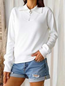 Women Sweaters - White - View 3