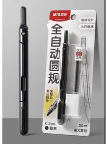 3pcs M&G Precision Circle Drawing Tool With Built-In Pencil, Student Drawing Set (Circle Compass + Eraser + Lead), Metal Drafting Tools, Suitable For Students And Professionals, Portable School & Office Stationery - Multicolor - View 11