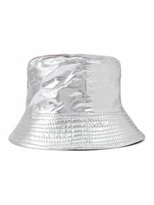 1 pieza Sombrero de cubo de unicolor para mujer, gorra para senderismo con protección UV, ajustable, accesorio de moda para viajes diarios, playa, festivales - sombrero de cubo - Ver 25