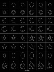1 张 3D 喷枪模板指甲贴纸，25 种款式自粘心星花蝴蝶火焰美甲贴纸，镂空法式美甲贴纸贴花印刷模板模板工具美甲技巧装饰 - 彩色 - 查看 9