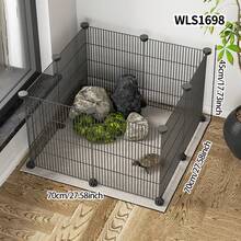 Pet Fence Turtle Anti-Escape Net, No Drilling Required, Removable Balcony Tortoise Enclosure Barrier Fence - Multicolor - View 4