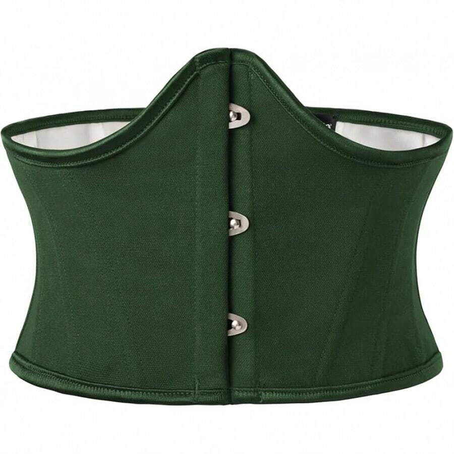Corset Belt For Women Vintage Wide Waist Fasion Bustier Corset - 墨綠色 - 查看 1
