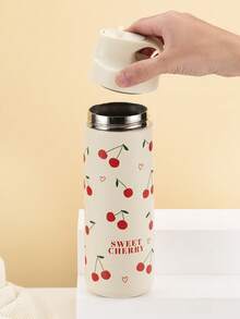 Yocity 1 件 550ml/18.6oz 蝴蝶结圆点系列，保温杯，翻盖水瓶，真空瓶旅行和户外杯，健身房和运动水壶，平底杯，汽车杯，冬季和夏季饮具，节日礼物。 - 彩色 - 查看 6