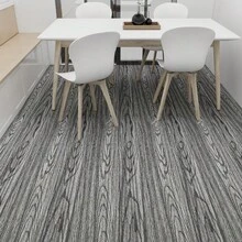 1 Roll Artyuan Gray Wood Grain Self-Adhesive Floor Sticker, Waterproof Vinyl Floor Decorative Sticker For Home Decor - Grey - View 14