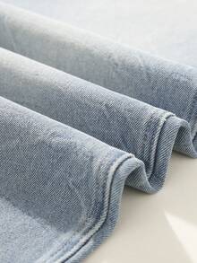 Calça Denim Masculina Vintage Lavada Tie-Dye Azul Claro HEHCN, Calça Denim Reta Larga Solta, Estilo Y2K Casual Americano de Rua Versátil, Adequado como Presente para Namorado, Marido