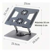 Laptop Cooling Pads - Black - View 4