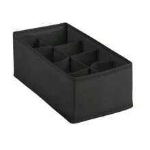 1pc Foldable Drawer Organizer Divider, Fabric Storage Box For Clothes, Underwear, Bras, Ties, Accessories, Socks - Grey - View 20