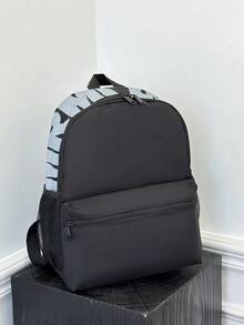 1个男士纤薄腰包，腰间旅行包，户外运动腰包，手机袋，男士包，男士配件，防水纯色，大学书包，骑行包，男士礼物，徒步旅行，学生包，大容量，多功能，便携，时尚休闲，爸爸礼物，男友礼物，度假趣味礼物，圣诞节假日感恩节礼物，旅行包 - 黑色 - 查看 5