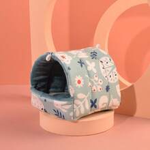 Lồng mini dễ thương hình thỏ sóc thảm cotton ấm áp mùa đông cho chuột lang nhà cho chuột hamster giường ngủ cho thú cưng nhỏ lồng treo - Nhiều màu - Xem 32