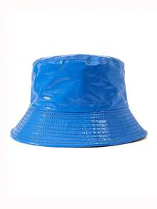 1 pieza Sombrero de cubo de unicolor para mujer, gorra para senderismo con protección UV, ajustable, accesorio de moda para viajes diarios, playa, festivales - sombrero de cubo - Ver 26