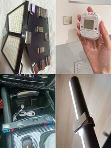 39x19x9mm 高磁能钕磁铁，吸力强劲稳定，易于安装金属部件，适用于固定 Xsound 工具和小物件。尺寸精准，嵌入和拼接顺畅，安装灵活。抗氧化处理，防锈，持久耐用。 - 銀色 - 查看 10