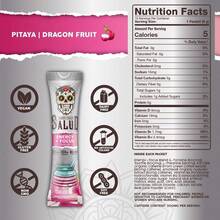 Salud Energy & Focus Drink Mix – Dragon Fruit Agua Fresca Powder With Organic Caffeine, L-Theanine & B Vitamins – Clean Energy, Low Sugar – 15 Stick Packs - Pack Of 1 - 查看 4