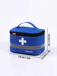 1pc First Aid Kit, Portable Medicine, Epidemic Prevention Kit, Travel Medical, Home Emergency, Outdoor, Children's Medicine Storage, Health Kit Medicine Bag Medicine Organizer Medicine Storage Bag For Travel For Outdoor Travel Essentials First Aid Bag