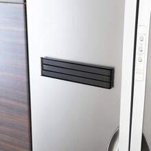 1 pieza Soporte magnético para toallas/paños de cocina montado en el lateral del refrigerador, rotatorio y plegable, con múltiples barras de almacenamiento - Multicolor - Ver 5