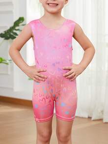 MENKEY Girls' Toddler Tumbling Outfits – Cute Gymnastics Leotards, Unitards & Biketard Clothes (2-8T) Tween Girl Clothes  Halloween - 彩色 - 查看 1