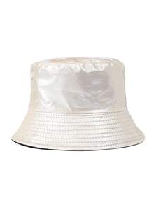 1 pieza Sombrero de cubo de unicolor para mujer, gorra para senderismo con protección UV, ajustable, accesorio de moda para viajes diarios, playa, festivales - sombrero de cubo - Ver 16