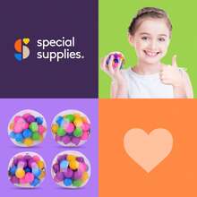 Squishy Stress Ball Squeeze, Color Sensory Toy, Relieve Tension, Anxiety, Home, Travel And Office Use, Fun For Kids And Adults (4-Pack),Back To School Supplies - 1 - 查看 7