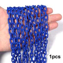 1/6/12/24pcs Multi-Color Fashionable Acrylic Chain Accessories, Suitable For DIY Necklace, Bracelet, Eyeglasses, Mask Chain, Bag Pendant - Multicolor - View 36