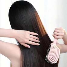 Lược chải tóc rỗng ruột, lược chải tóc ướt hoặc khô, lược làm tóc cho mọi loại tóc, dụng cụ làm tóc, đồ dùng làm tóc, đồ dùng du lịch thiết yếu, du lịch, thợ cắt tóc, nhà tạo mẫu tóc, phụ kiện thợ cắt tóc, ngày lễ tình nhân, đồ dùng làm tóc, nhà tạo mẫu tóc, tiệm cắt tóc, salon, đồ dùng cần thiết cho kỳ nghỉ, sản phẩm chăm sóc tóc, tiệm cắt tóc, quà tặng Valentine, đồ dùng du lịch thiết yếu cho phụ nữ, dụng cụ tạo mẫu tóc - màu đen - Xem 3